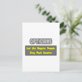 Optimiker .. Klüger Postkarte (Stehend Vorderseite)