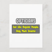 Optimiker .. Klüger Postkarte (Vorderseite)