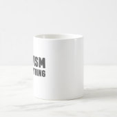 Optimismus ist alles Inspiration Zitat Kaffeetasse (Mittel)