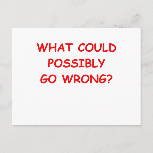 Optimismus Postkarte (Vorderseite)