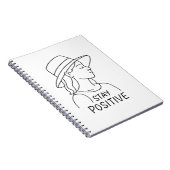 Optimismus und Stärke der positiven Strahlung blei Notizblock (Rechte Seite)