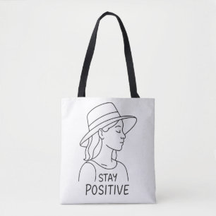 Optimismus und Stärke der positiven Strahlung blei Tasche