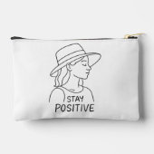 Optimismus und Stärke der positiven Strahlung blei Zubehörtasche (Rückseite)