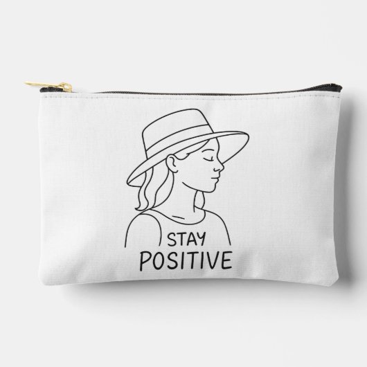 Optimismus und Stärke der positiven Strahlung blei Zubehörtasche (Vorderseite)