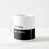 Optimist Pessimist Tasse (Vorderseite Links)