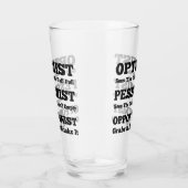 Optimist, Pessimist und Opportunist Glas (Rechts)