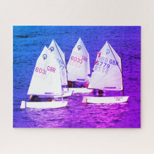 Optimist Segelboote Puzzle