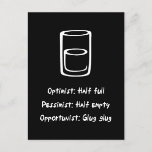 Optimistin Postkarte