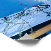 optimistisch sein. Neujahr. Poster (Ecke)