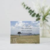 optimistisch sein postkarte (Stehend Vorderseite)