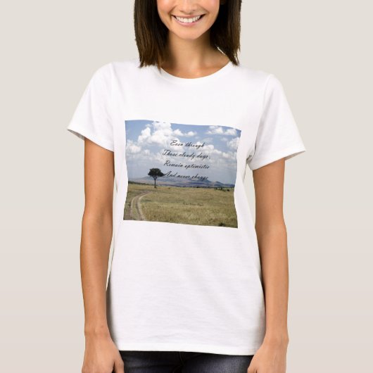 optimistisch sein T-Shirt (Vorderseite)