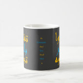 Optimistisch sein und Sie werden es finden Kaffeetasse (Mittel)