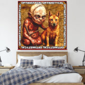 optimistisch | WIE SIE Collection Leinwanddruck (Insitu (Schlafzimmer))