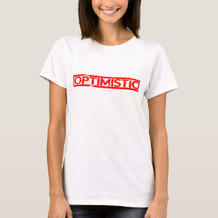 Optimistische Briefmarke T-Shirt