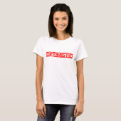 Optimistische Briefmarke T-Shirt (Vorne ganz)