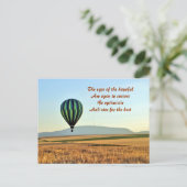 Optimistische Postkarten (Stehend Vorderseite)