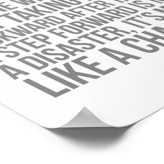 Optimistische Zitate Poster (Ecke)