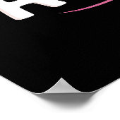 Optimistischer Blick auf Feline Outlook Poster (Ecke)