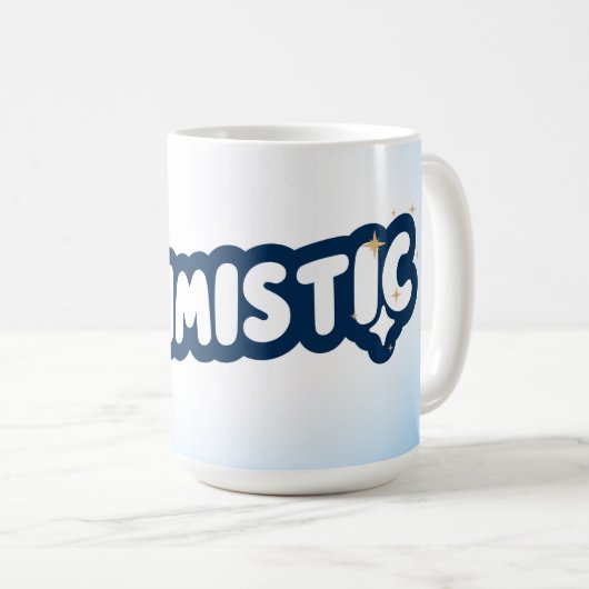 Optimistischer Kaffeebecher Kaffeetasse (VorderseiteRechts)