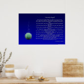 Optimist's Creed - Orb Poster (Küche)