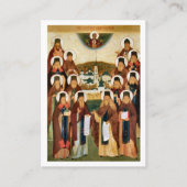 Optina Elders Prayer Card Platzkarte (Vorderseite)