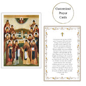 Optina Elders Prayer Card Platzkarte