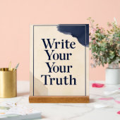 Option 2 schreiben acrylschild (Hochzeit)