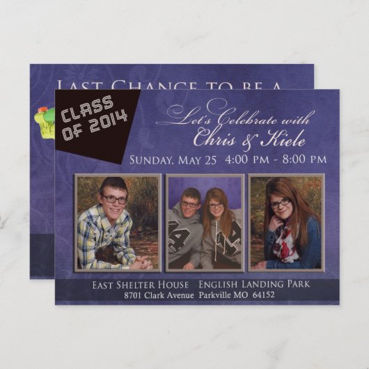 option 34 einladungspostkarte (Vorne/Hinten)