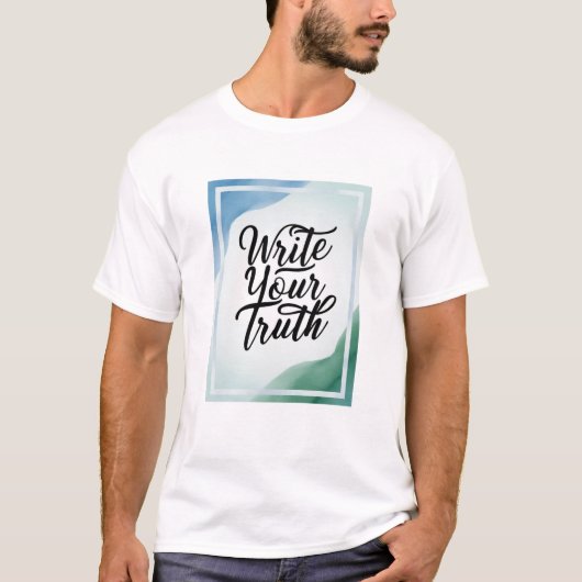 Option 4 schreiben T-Shirt (Vorderseite)