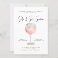 Option 5: SIP & See Soiree-Einladung