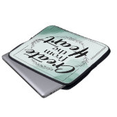 Option "Aus dem Herzen erstellen" 2 Laptopschutzhülle (Vorne Knopf)