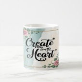 Option "Aus dem Herzen erstellen" 3 Kaffeetasse (Mittel)