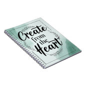 Option "Aus dem Herzen erstellen" 3 Notizblock (Rechte Seite)