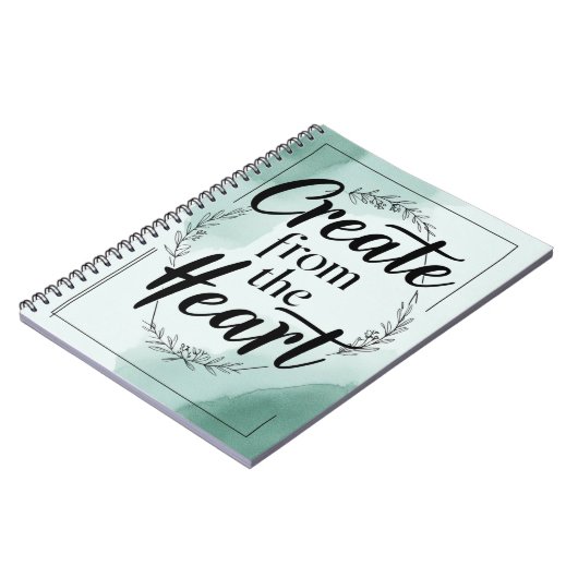 Option "Aus dem Herzen erstellen" 3 Notizblock (Linke Seite)