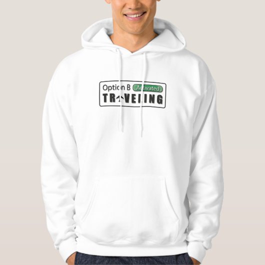 Option B Aktivierte Reisetuchshirts Hoodie (Vorderseite)