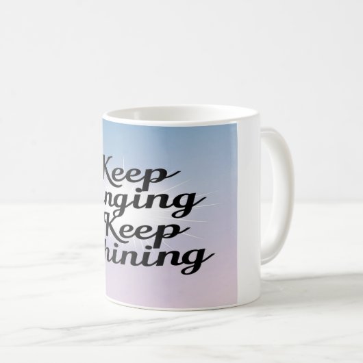 Option "behalt Behalt Shining" 2 Kaffeetasse (VorderseiteRechts)