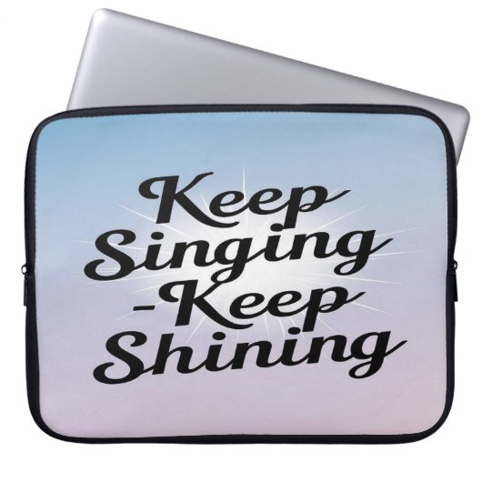 Option "behalt Behalt Shining" 2 Laptopschutzhülle (Vorderseite)