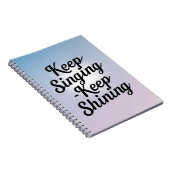 Option "behalt Behalt Shining" 2 Notizblock (Rechte Seite)