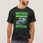 Option für den Handel mit Aktien-Anleger außerhalb T-Shirt (Vorderseite)