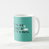 Option "Ihre Stimme zählt" 2 Kaffeetasse (VorderseiteRechts)