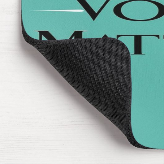 Option "Ihre Stimme zählt" 2 Mousepad (Ecke)