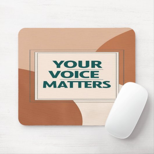 Option "Ihre Stimme zählt" 3 Mousepad (Mit Mouse)