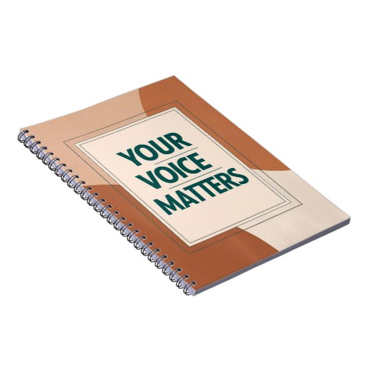 Option "Ihre Stimme zählt" 3 Notizblock (Rechte Seite)