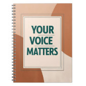 Option "Ihre Stimme zählt" 3 Notizblock (Vorderseite)