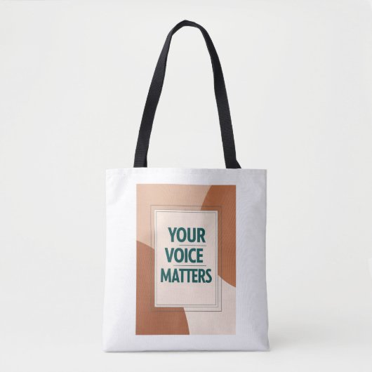 Option "Ihre Stimme zählt" 3 Tasche (Vorderseite)