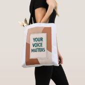 Option "Ihre Stimme zählt" 3 Tasche (Von Nahem)