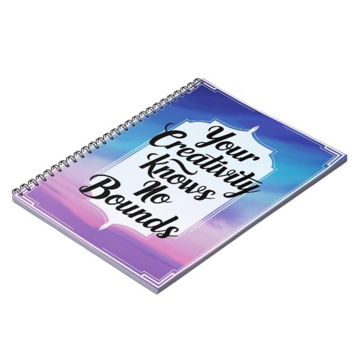 Option "Kreativität kennt keine Grenzen" 1 Notizblock (Linke Seite)