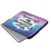 Option "Kreativität kennt keine Grenzen 2" Laptopschutzhülle (Vorne Knopf)