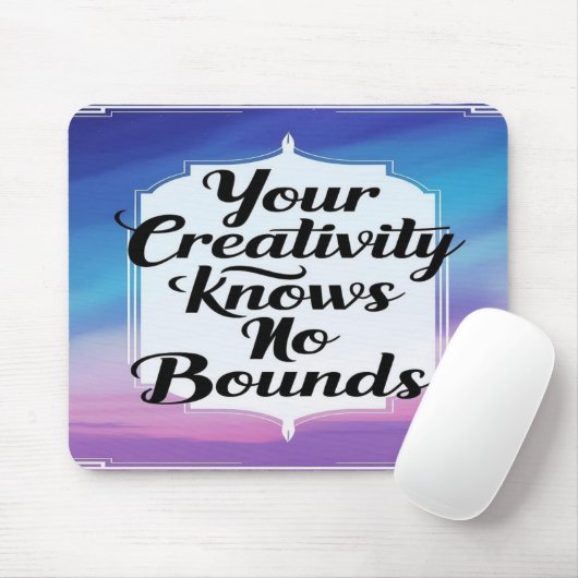 Option "Kreativität kennt keine Grenzen 2" Mousepad (Mit Mouse)
