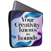 Option "Kreativität kennt keine Grenzen" 3 Laptopschutzhülle (Vorne Rechts)